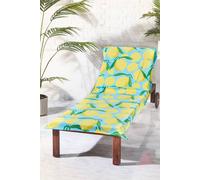 Catherine Lansfield 'Lemons' Cotton Beach Sun Lounger Towel in Aqua Catherine Lansfield Aqua