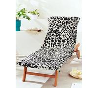 Catherine Lansfield Leopard 100% Cotton Beach Towel Natural