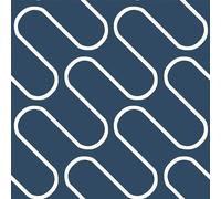 Linear Curve Wallpaper Navy Blue Catherine Lansfield 206503