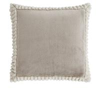 Catherine Lansfield Living Crushed Velvet 45X45Cm Cushion Natural