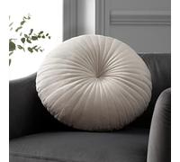 Catherine Lansfield Round Cushion Soft Touch 40X40Cm Cushion Natural