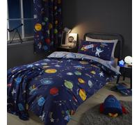 Catherine Lansfield Lost In Space Children's Duvet Cover Bedroom Range Blue/Grey