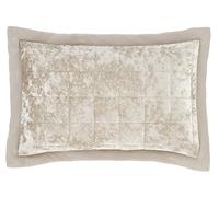Catherine Lansfield Luxury Crushed Velvet Duvet Cover Bedroom Collection Natural