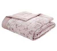Catherine Lansfield Luxury Crushed Velvet Duvet Cover Bedroom Collection Pink