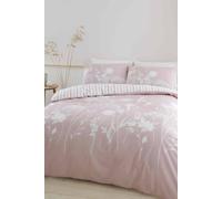 Catherine Lansfield 'meadowsweet Floral' Duvet Set In Pink Pink Super King