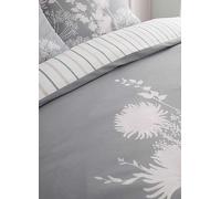 Catherine Lansfield Meadowsweet Floral Duvet Set Pink/grey