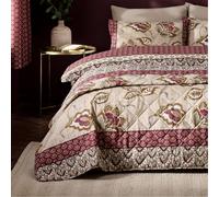 Catherine Lansfield Mens Paisley Floral Reversible Bedspread