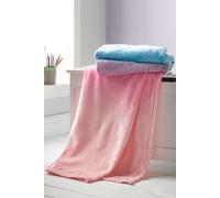 Catherine Lansfield 'Mermaid' Blanket Throw in Pink | Size: 130 cm x 170 cm Catherine Lansfield Pink 130 cm x 170 cm