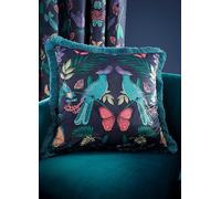Catherine Lansfield Mya Tropical Birds 45 x 45cm Cushion Teal