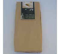 Catherine Lansfield Non Iron Percale Polycotton King Size Fitted Sheet Caramel
