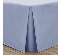 Catherine Lansfield Non Iron Percale Polycotton King Size Platform Valance Cornflower