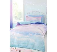 Catherine Lansfield Ombre Rainbow Clouds Duvet Cover Set Multi