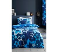 Catherine Lansfield 'Ombre Stars' Reversible Duvet Cover Set in Blue | Size: Double Catherine Lansfield Blue Double