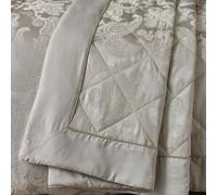 Catherine Lansfield Opulent Jacquard Bedspread Champagne Gold - Champagne Gold - 240 x 260 cm
