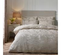 Catherine Lansfield Opulent Jacquard Duvet Cover Set Champagne Gold - Single - Champagne Gold