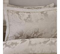 2 x Catherine Lansfield Opulent Jacquard Pillow Shams Pillowshams Champagne New
