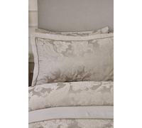 Catherine Lansfield Opulent Jacquard Quilted Pillow sham Pair Champagne Gold