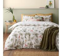 Catherine Lansfield Paradiso Palm Natural Bedding Set - King