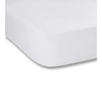 Catherine Lansfield Plain White Polycotton Fitted Sheet 120 x 200 cm