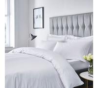 Catherine Lansfield Platinum Satin Stripe 300 Thread Count Fitted Sheet
