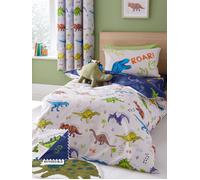 Catherine Lansfield 'Prehistoric Dinosaurs' Duvet Cover Set in Natural | Size: Junior Catherine Lansfield Natural Junior