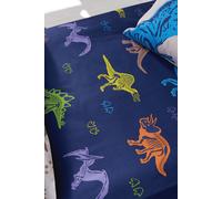 Catherine Lansfield 'Prehistoric Dinosaurs' Fitted Sheet in Blue | Size: Double Catherine Lansfield Blue Double