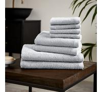 Catherine Lansfield Quick Dry Cotton 8 Piece Towel Set White