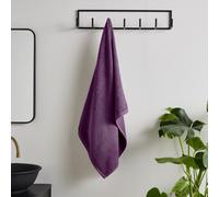 Catherine Lansfield Quick Dry Cotton 90X140 Cm Bath Sheet Plum