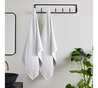 'Quick Dry Cotton' Bath Sheet Pair Catherine Lansfield White Bath Sheet