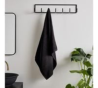 Catherine Lansfield Quick Dry Cotton Bath Towel Black