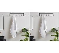 Catherine Lansfield Quick Dry Cotton Hand Towel White (Pack of 2)
