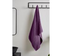 Catherine Lansfield Quick Dry Cotton 90x140 cm Bath Sheet Plum