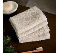 Catherine Lansfield Quick Dry Plain 30X30 Cm Face Cloth 4 Pack Natural
