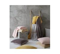 Catherine Lansfield Extra Large Raschel Velvet Throw Ochre 200x240cm