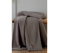 'Raschel Velvet Touch' Blanket Throw Catherine Lansfield Charcoal 130cm x 170cm