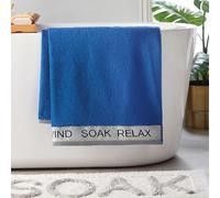 Catherine Lansfield Relax & Unwind 4-Piece Towel Set Cobalt Blue