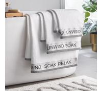 Catherine Lansfield Relax & Unwind 4 Piece Towel Bale - White