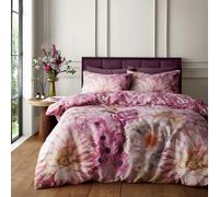 Catherine Lansfield RHS x Catherine Lansfield Rosemoor Floral So Soft Duvet Cover Set Pink - Single - Pink