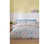 Catherine Lansfield 'Riviera Tiles' Reversible Duvet Cover Set | Size: Double Catherine Lansfield Multicolor Double
