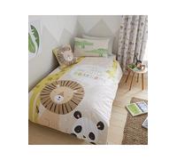 Catherine Lansfield Roarsome Animals Easy Care Single Duvet Set Natural