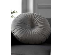 Catherine Lansfield Round 40 x 40 cm Filled Cushion Grey