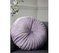 Catherine Lansfield Round 40 x 40 cm Filled Cushion Lilac