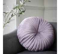 Catherine Lansfield Round Cushion Soft Touch 40x40cm Cushion Lilac
