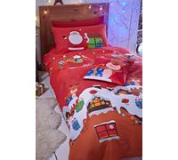 Catherine Lansfield Santa's Easy Care Single Duvet Set Multi