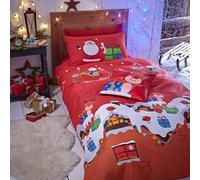 Catherine Lansfield Santa's Easy Care Double Duvet Set Multi