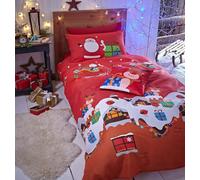 Catherine Lansfield Santa's Easy Care Single Duvet Set Multi
