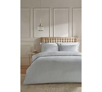 Catherine Lansfield Bedding Satin Stripe 300 Thread Count Duvet Cover Set With Pillowcases Grey
