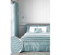 Catherine Lansfield Sequin Cluster Duvet Set Duck Egg