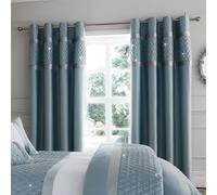 Catherine Lansfield Sequin Cluster Embellished Bedspread, 240 x 260 Cm