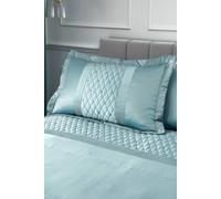 Catherine Lansfield 'sequin Cluster' Pillowsham Pair In Duck Egg Blue Duck Egg Blue One Size